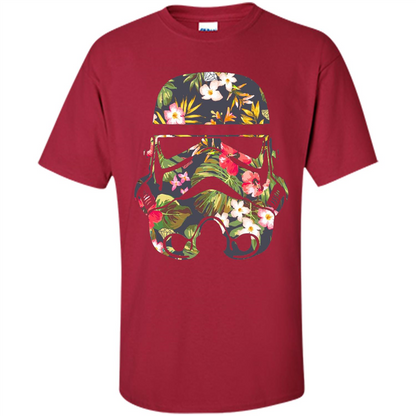 Tropical Stormtrooper Graphic T-Shirt Cardinal