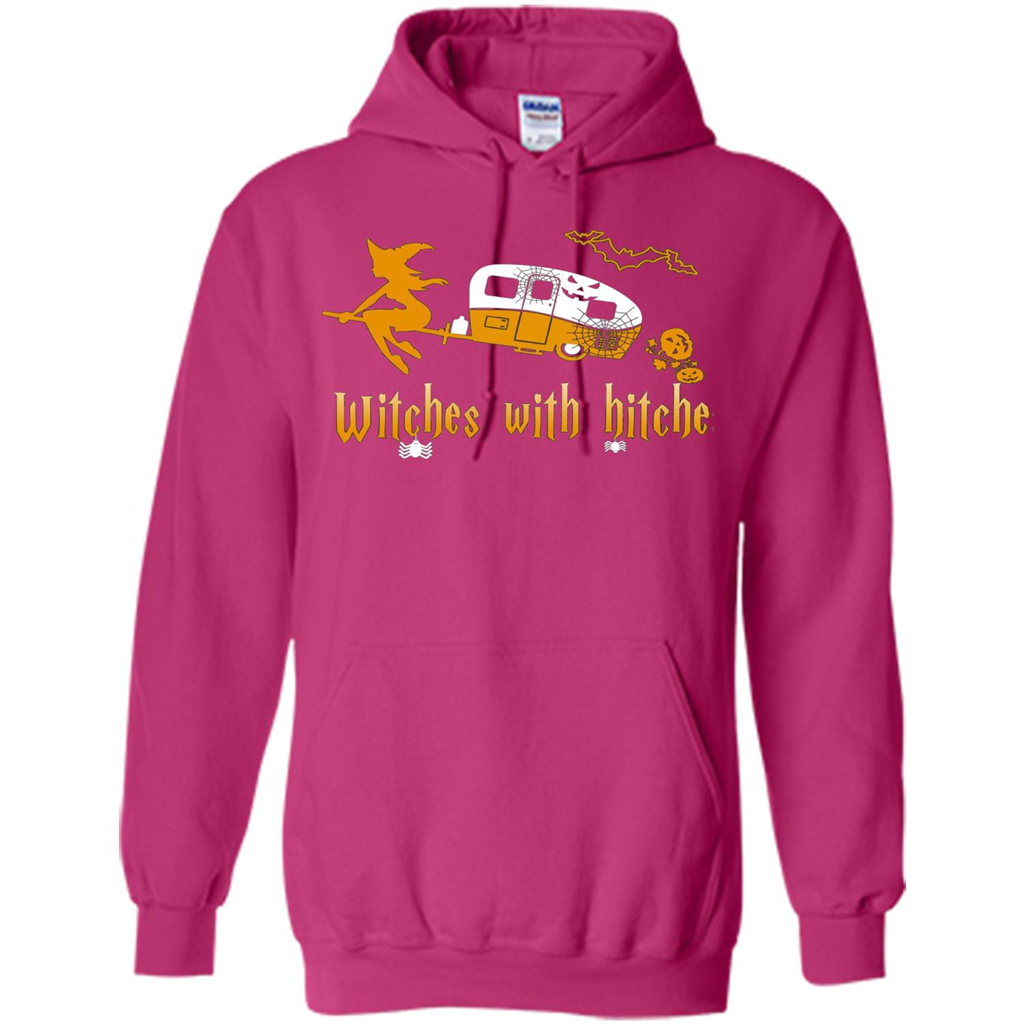 Halloween T-shirt Witches With Hitches T-shirt Heliconia