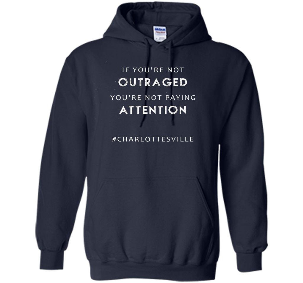 Charlottesville Outraged Shirt cool shirt Navy