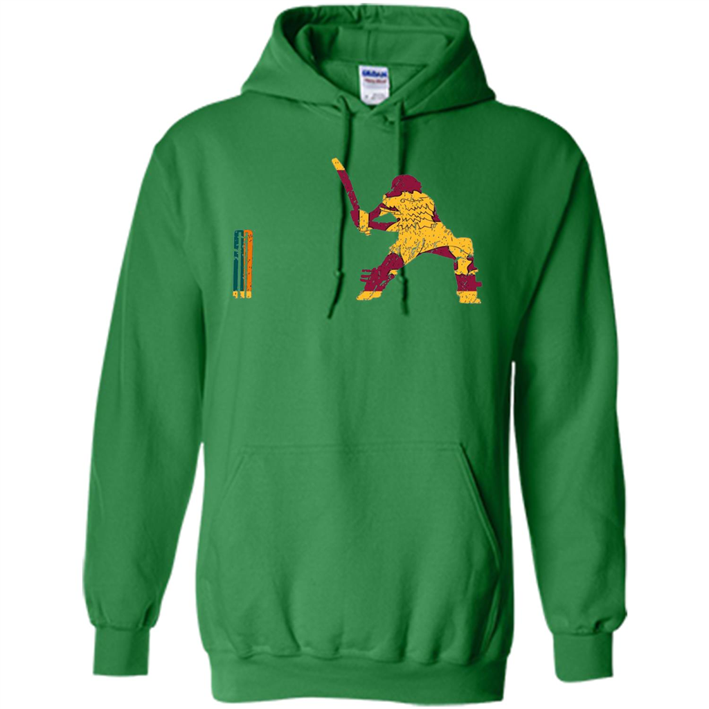American Football T-shirt Sri Lankan Cricketer Batsman Wicket Cricket Match Irish Green
