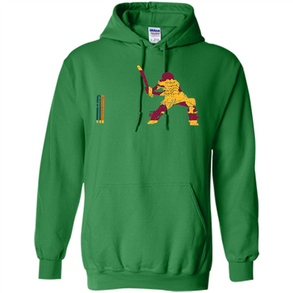 American Football T-shirt Sri Lankan Cricketer Batsman Wicket Cricket Match Irish Green