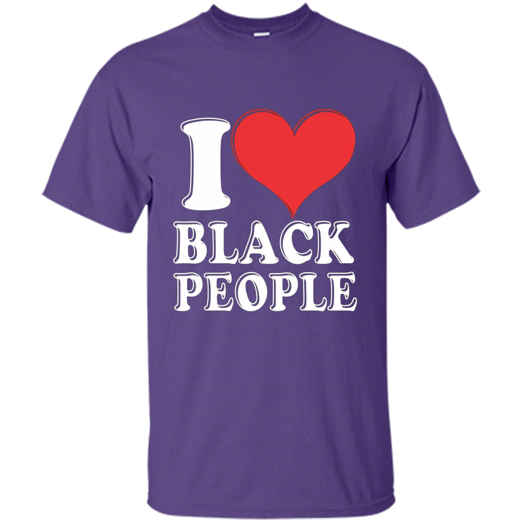 I love black People T-shirt Black is Beautiful Black Pride Purple