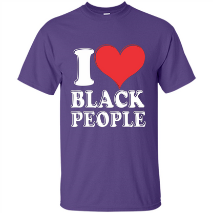 I love black People T-shirt Black is Beautiful Black Pride Purple