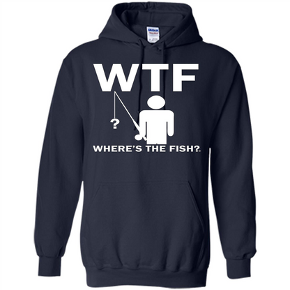 Fishing T-shirt Where's The Fish Navy
