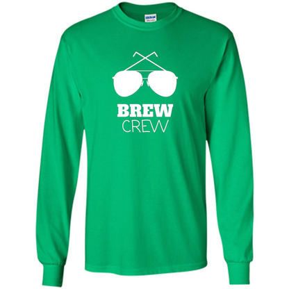 I'm The Brew Crew Groom Wedding Male T-Shirt Irish Green