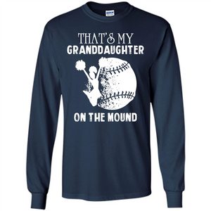 Baseball T-shirt That’s My Granddaughter On The Mound