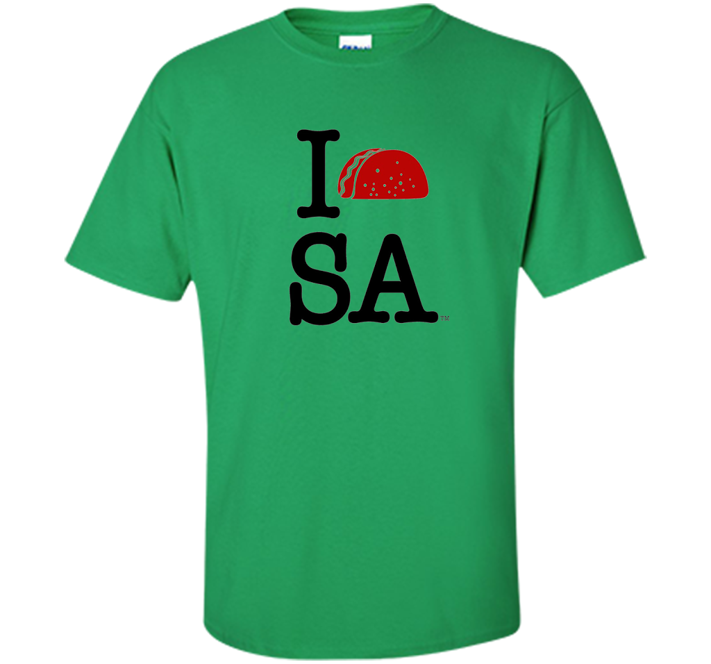 I Taco SA T-Shirt (San Antonio, TX) shirt Irish Green