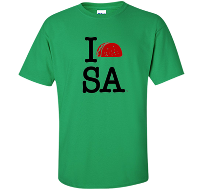 I Taco SA T-Shirt (San Antonio, TX) shirt Irish Green
