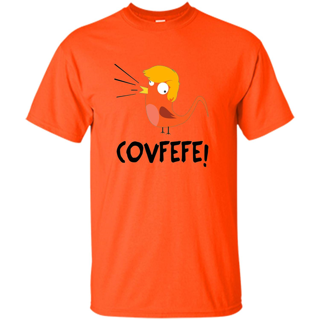 Covfefe Bird T-shirt Funny Political T-shirt Orange