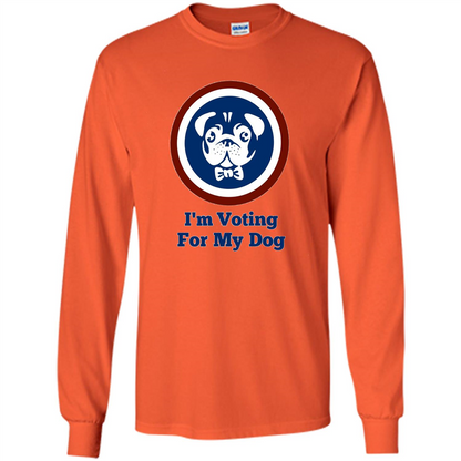 I'm Voting For My Dog T-shirt