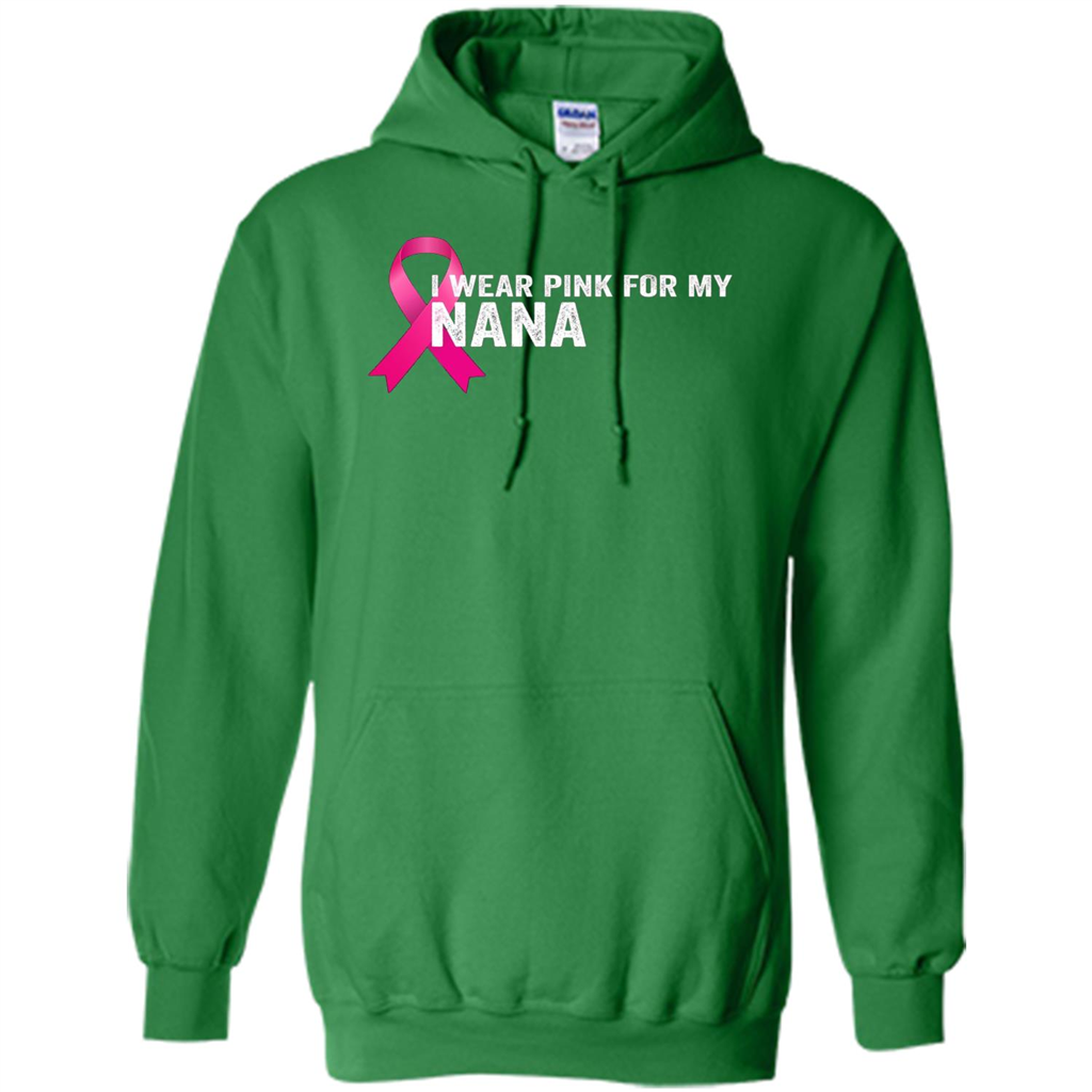 Breast Cancer Awareness T-shirt I Wear Pink For My Nana Irish Green
