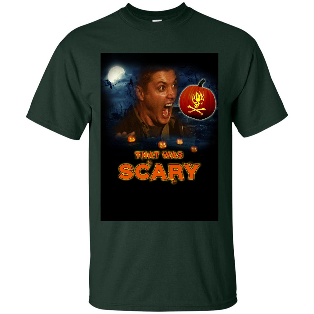 Halloween T-shirt That Was Scary T-shirt Forest Green