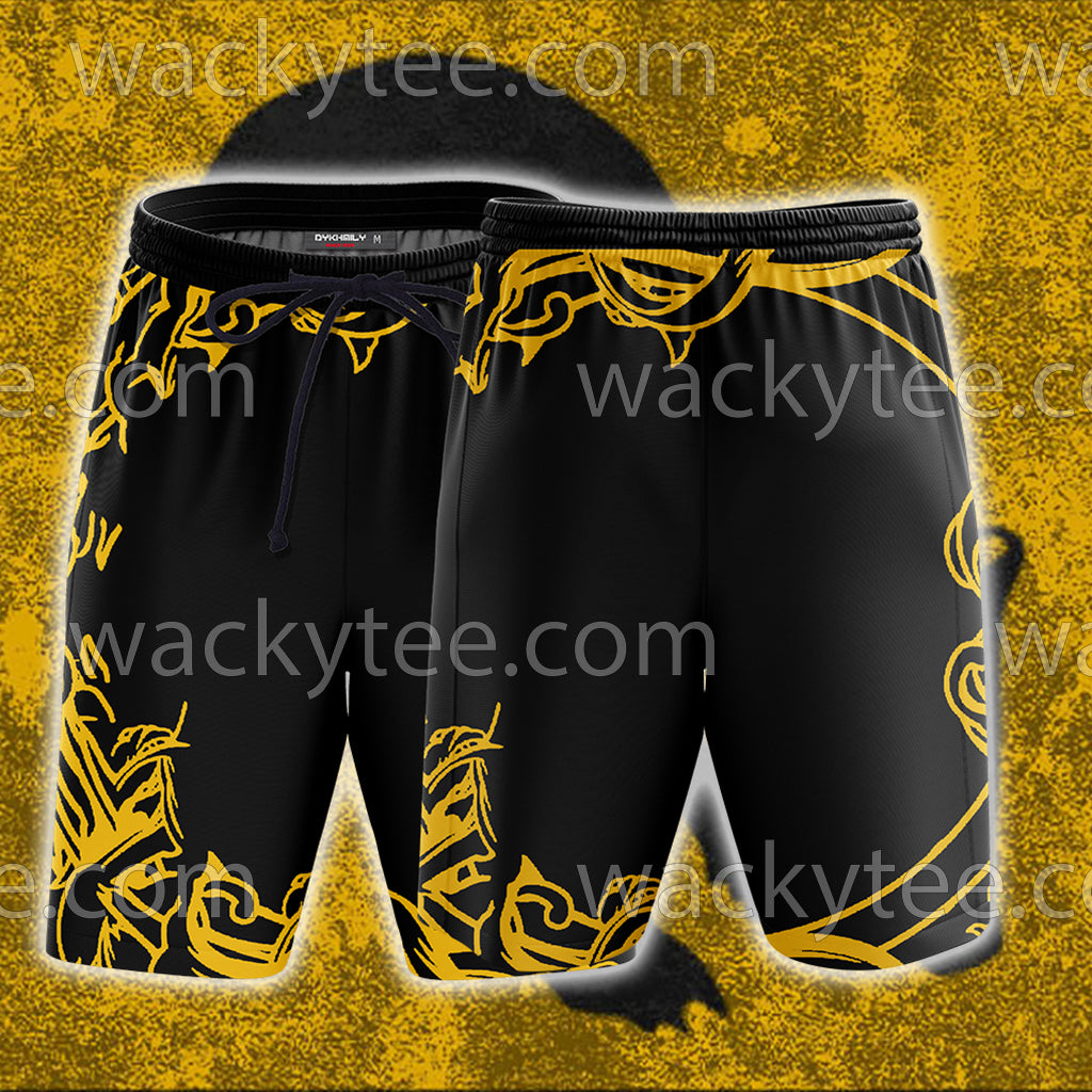 Loyal Like A Hufflepuff Harry Potter Beach Shorts