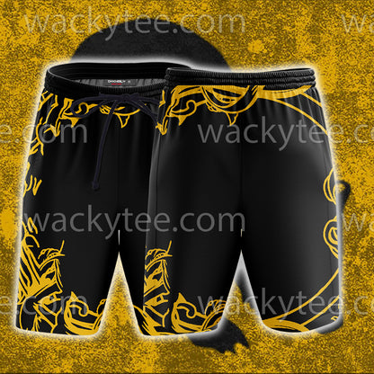 Loyal Like A Hufflepuff Harry Potter Beach Shorts