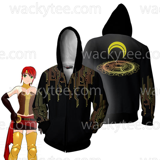 RWBY Team JNPR Jaune Arc Zip Up Hoodie 4XL