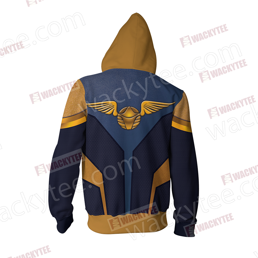 Hogwarts Castle Harry Potter - Ravenclaw Edition New Style Unisex 3D Zip Up Hoodie