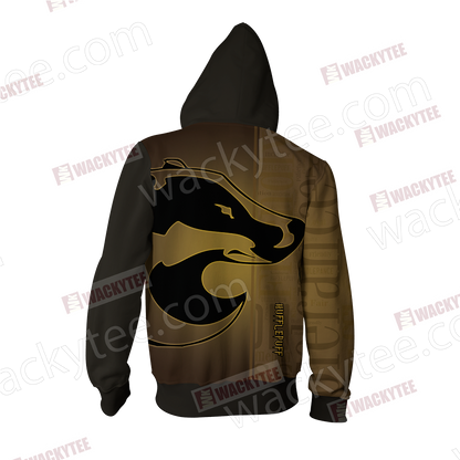 You Might Belong In Hufflepuff Harry Potter Hogwarts Zip Up Hoodie