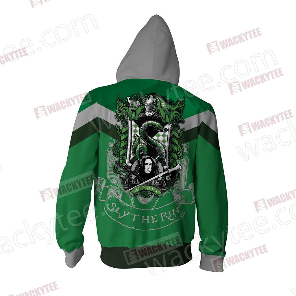 Hogwarts You Might Belong In Slytherin Harry Potter Zip Up Hoodie