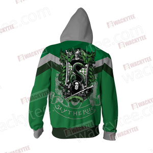 Hogwarts You Might Belong In Slytherin Harry Potter Zip Up Hoodie