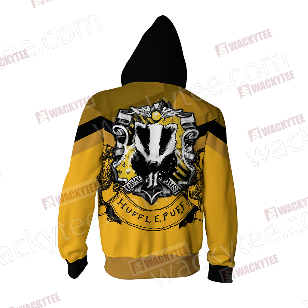 Hogwarts You Might Belong In Hufflepuff Harry Potter Zip Up Hoodie