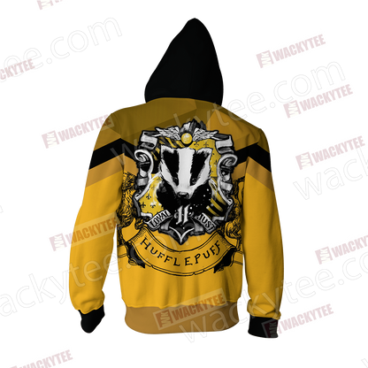 Hogwarts You Might Belong In Hufflepuff Harry Potter Zip Up Hoodie
