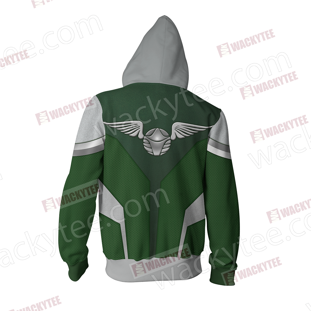 Hogwarts Castle Harry Potter - Slytherin Edition New Style Unisex 3D Zip Up Hoodie