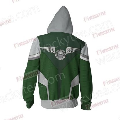 Hogwarts Castle Harry Potter - Slytherin Edition New Style Unisex 3D Zip Up Hoodie