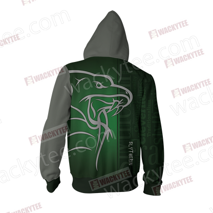 You Might Belong In Slytherin Harry Potter Hogwarts Zip Up Hoodie