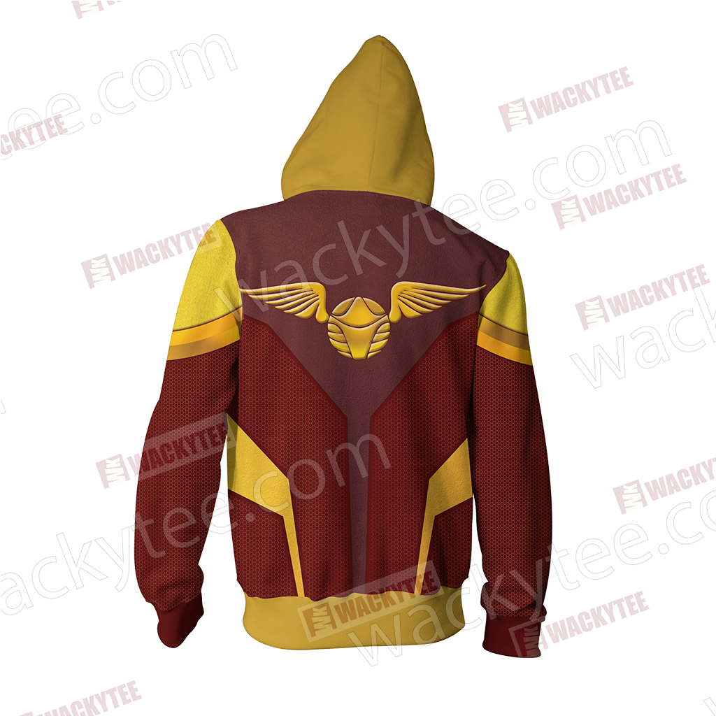 Hogwarts Castle Harry Potter - Gryffindor Edition New Style Unisex 3D Zip Up Hoodie