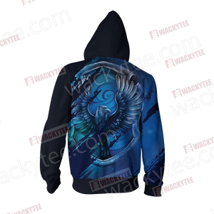 Harry Potter - Wise Like A Ravenclaw Wacky Style Zip Up Hoodie