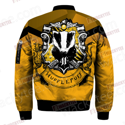 Hogwarts You Might Belong In Hufflepuff Harry Potter Bomber Jacket