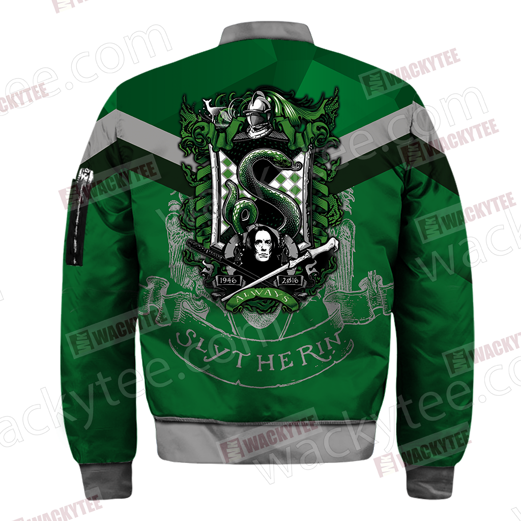 Hogwarts You Might Belong In Slytherin Harry Potter Bomber Jacket