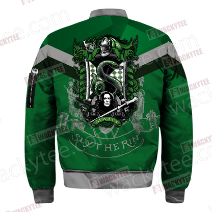 Hogwarts You Might Belong In Slytherin Harry Potter Bomber Jacket