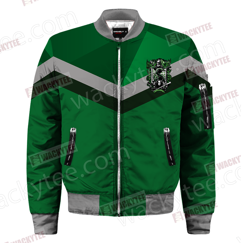 Hogwarts You Might Belong In Slytherin Harry Potter Bomber Jacket