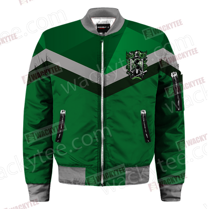 Hogwarts You Might Belong In Slytherin Harry Potter Bomber Jacket
