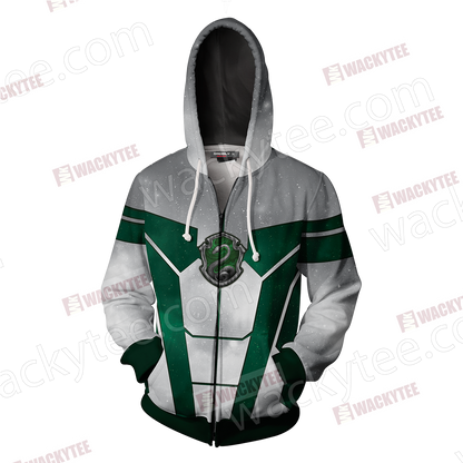 You Might Belong In Slytherin Harry Potter Hogwarts New Version Zip Up Hoodie