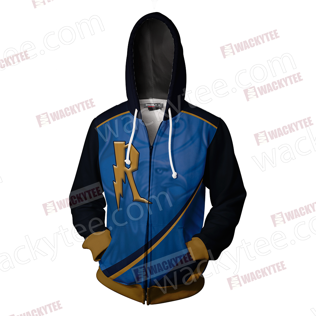 Harry Potter - Ravenclaw House Wacky Style Unisex 3D Zip Up Hoodie