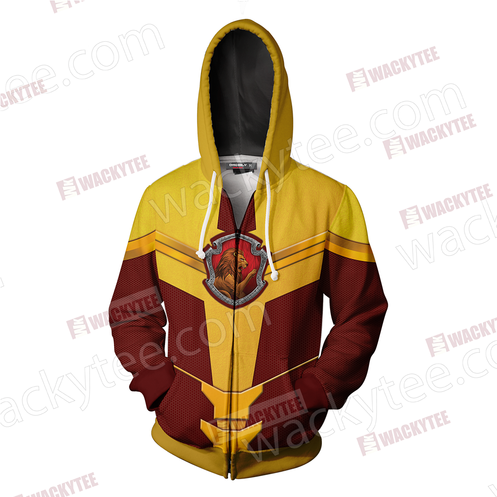Hogwarts Castle Harry Potter - Gryffindor Edition New Style Unisex 3D Zip Up Hoodie