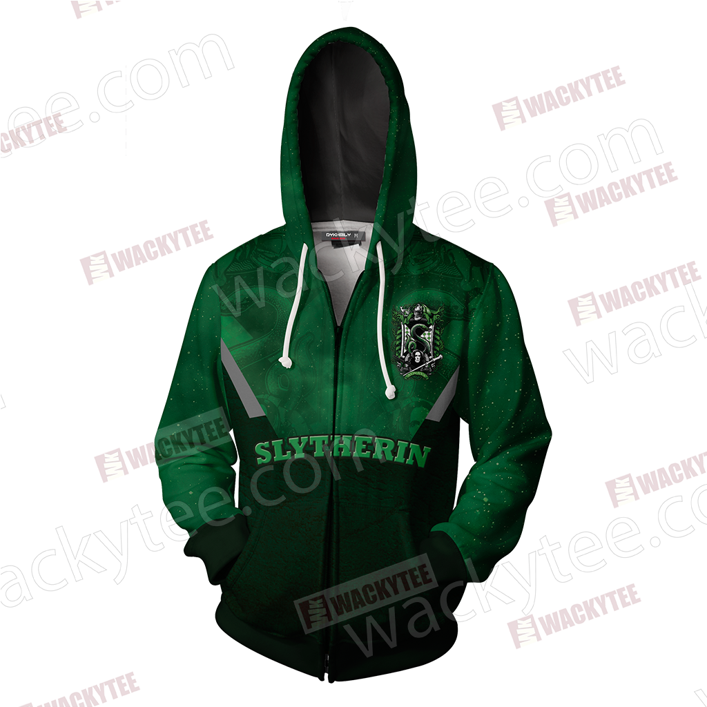 You Might Belong In Slytherin Harry Potter Zip Up Hoodie