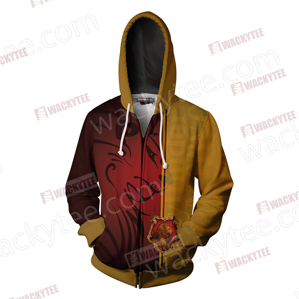 You Might Belong In Gryffindor Harry Potter Hogwarts Zip Up Hoodie