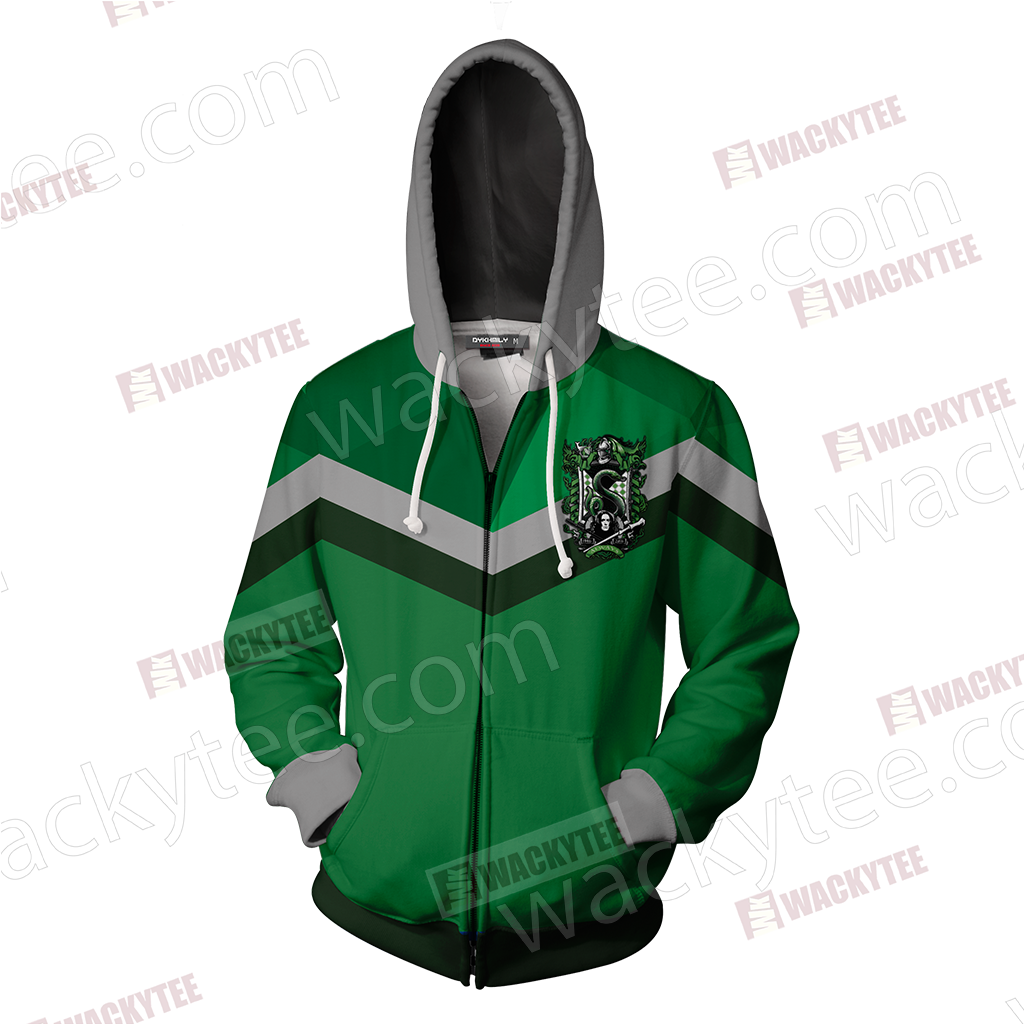 Hogwarts You Might Belong In Slytherin Harry Potter Zip Up Hoodie