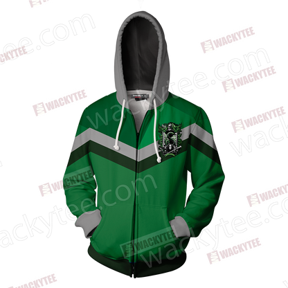 Hogwarts You Might Belong In Slytherin Harry Potter Zip Up Hoodie