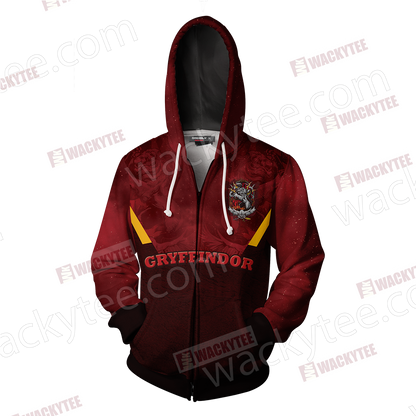 You Might Belong In Gryffindor Harry Potter Zip Up Hoodie