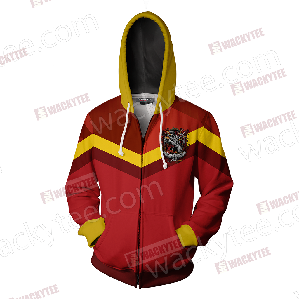 Hogwarts You Might Belong In Gryffindor Harry Potter Zip Up Hoodie