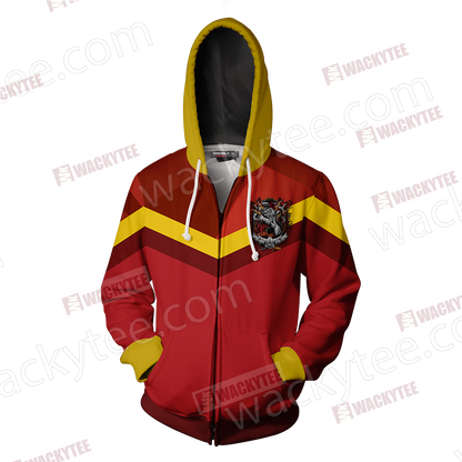 Hogwarts You Might Belong In Gryffindor Harry Potter Zip Up Hoodie