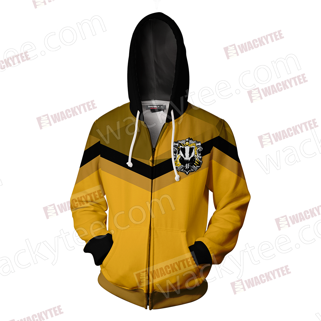 Hogwarts You Might Belong In Hufflepuff Harry Potter Zip Up Hoodie