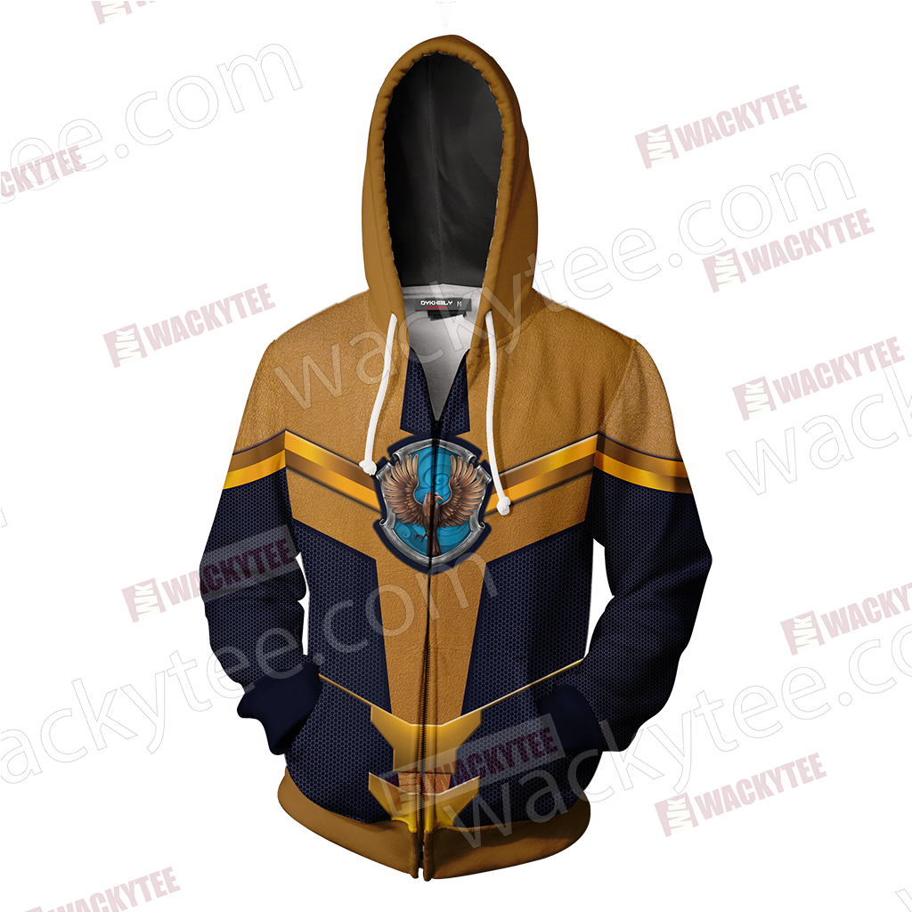 Hogwarts Castle Harry Potter - Ravenclaw Edition New Style Unisex 3D Zip Up Hoodie