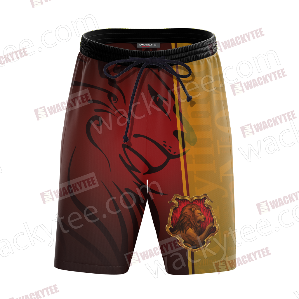 You Might Belong In Gryffindor Harry Potter Hogwarts Beach Shorts