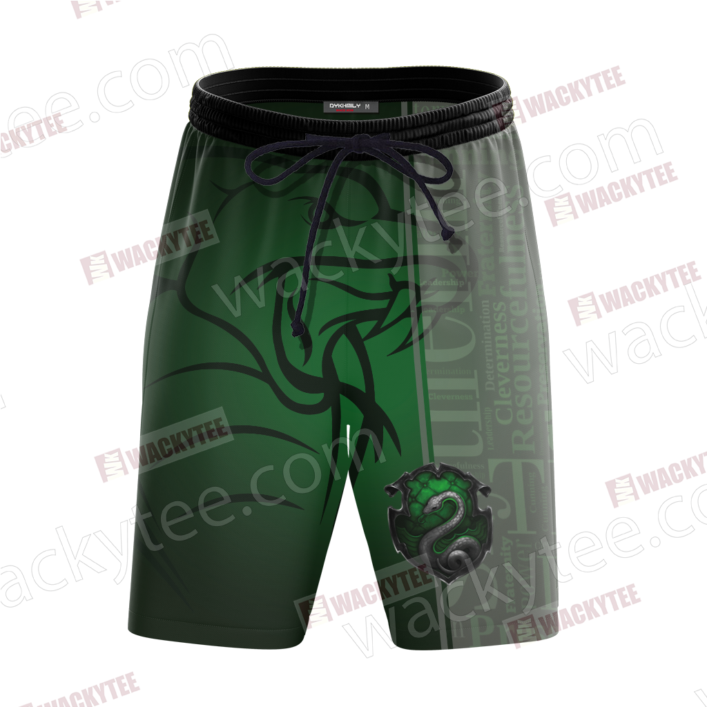 You Might Belong In Slytherin Harry Potter Hogwarts Beach Shorts