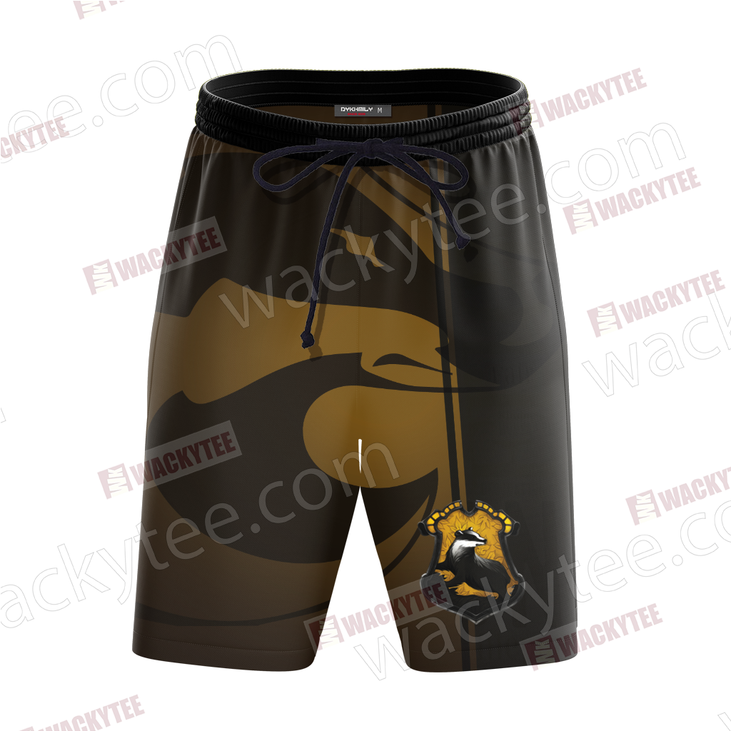 You Might Belong In Hufflepuff Harry Potter Hogwarts Beach Shorts